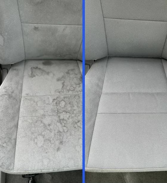 Seat stains removed